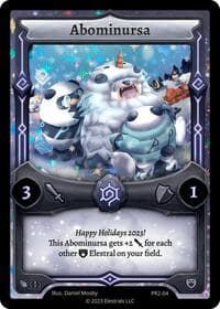 Abominursa - Frostfall Promos - Elestrals card