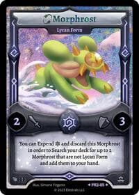 Morphrost - Lycan Form - Frostfall Promos - Elestrals card