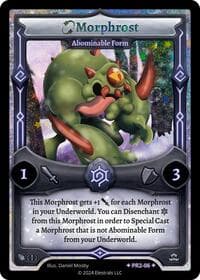 Morphrost - Abominable Form - Frostfall Promos - Elestrals card
