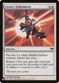 Cenn's Enlistment - The List Reprints - Magic: The Gathering card