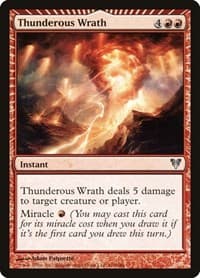 Thunderous Wrath - Avacyn Restored - Magic: The Gathering card