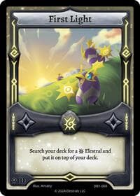 First Light - Daybreak [First Edition] - Elestrals card