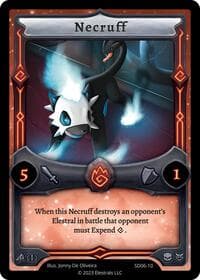 Necruff - Kryoscorch Starter Deck [First Edition] - Elestrals card