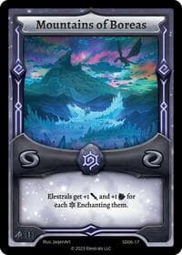 Mountains of Boreas - Kryoscorch Starter Deck [First Edition] - Elestrals card
