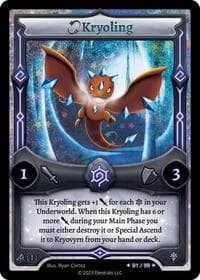 Kryoling (Serialized) - Kryoscorch Starter Deck [First Edition] - Elestrals card