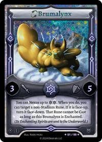 Brumalynx (Serialized) - Daybreak [First Edition] - Elestrals card