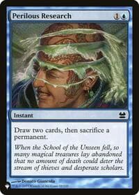 Perilous Research - The List Reprints - Magic: The Gathering card