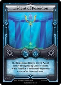 Trident of Poseidon - Majesea Starter Deck [First Edition] - Elestrals card