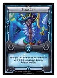 Poseidon - Majesea Starter Deck [Kickstarter Edition] - Elestrals card