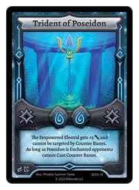 Trident of Poseidon - Majesea Starter Deck [Kickstarter Edition] - Elestrals card