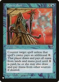Power Sink - The List Reprints - Magic: The Gathering card