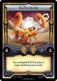 Galvenom - Ohmperial Starter Deck [First Edition] - Elestrals card
