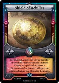 Shield of Achilles - Ohmperial Starter Deck [First Edition] - Elestrals card