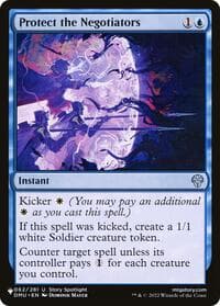 Protect the Negotiators - The List Reprints - Magic: The Gathering card