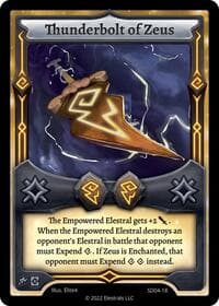 Thunderbolt of Zeus - Ohmperial Starter Deck [Kickstarter Edition] - Elestrals card