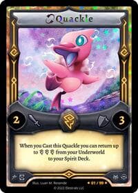 Quackle (Serialized) - Ohmperial Starter Deck [Kickstarter Edition] - Elestrals card