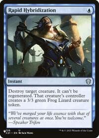Rapid Hybridization (C21) - The List Reprints - Magic: The Gathering card