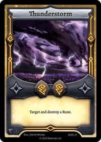 Thunderstorm - Penterror Starter Deck [First Edition] - Elestrals card