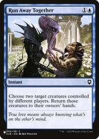 Run Away Together - The List Reprints - Magic: The Gathering card
