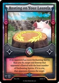 Resting on your Laurels - Penterror Starter Deck [Kickstarter Edition] - Elestrals card