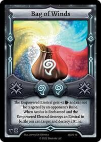 Bag of Winds - Penterror Starter Deck [Kickstarter Edition] - Elestrals card