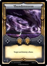 Thunderstorm - Penterror Starter Deck [Kickstarter Edition] - Elestrals card