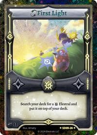 First Light (Stellar) - Pharogeist Starter Deck [First Edition] - Elestrals card