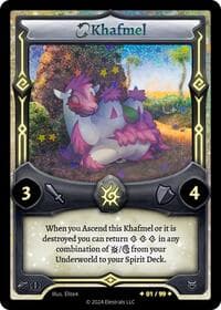 Khafmel (Serialized) - Pharogeist Starter Deck [First Edition] - Elestrals card