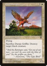 Daraja Griffin - Visions - Magic: The Gathering card