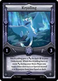 Kryoling (Alternative Art) - Shattered Stars Chapter 1 [SS1] - Elestrals card