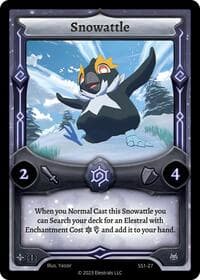 Snowattle (Alternative Art) - Shattered Stars Chapter 1 [SS1] - Elestrals card