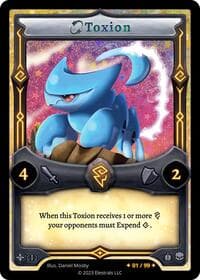 Toxion (Serialized) - Shattered Stars Chapter 1 [SS1] - Elestrals card
