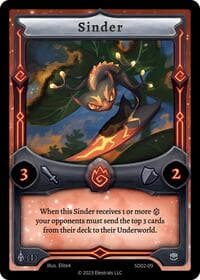 Sinder - Trifernal Starter Deck [First Edition] - Elestrals card