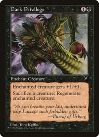 Dark Privilege - Visions - Magic: The Gathering card