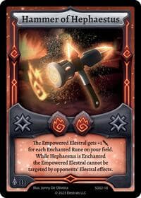 Hammer of Hephaestus - Trifernal Starter Deck [First Edition] - Elestrals card