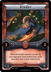 Sinder - Trifernal Starter Deck [Kickstarter Edition] - Elestrals card