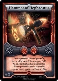 Hammer of Hephaestus - Trifernal Starter Deck [Kickstarter Edition] - Elestrals card