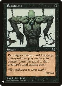 Reanimate - The List Reprints - Magic: The Gathering card