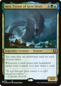 Aesi, Tyrant of Gyre Strait - The List Reprints - Magic: The Gathering card