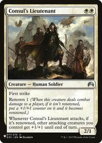 Consul's Lieutenant - The List Reprints - Magic: The Gathering card