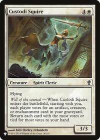 Custodi Squire - The List Reprints - Magic: The Gathering card