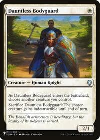 Dauntless Bodyguard - The List Reprints - Magic: The Gathering card