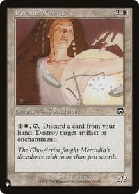 Devout Witness - The List Reprints - Magic: The Gathering card