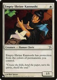 Empty-Shrine Kannushi - The List Reprints - Magic: The Gathering card