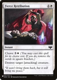 Fierce Retribution - The List Reprints - Magic: The Gathering card