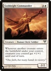 Goldnight Commander - The List Reprints - Magic: The Gathering card