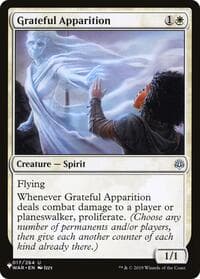 Grateful Apparition - The List Reprints - Magic: The Gathering card
