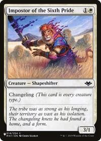 Impostor of the Sixth Pride - The List Reprints - Magic: The Gathering card