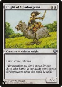 Knight of Meadowgrain - The List Reprints - Magic: The Gathering card