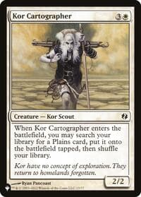 Kor Cartographer - The List Reprints - Magic: The Gathering card